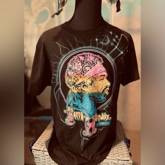Jimi Hendrix Experiece Vintage TeeShirt - Band shirt - XL Pink - Black - Picture 3 of 3